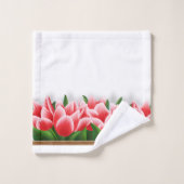 Tulpen Bad Handdoek (Wasdoekje)