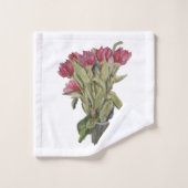 Tulpen  bad handdoek (Wasdoekje)