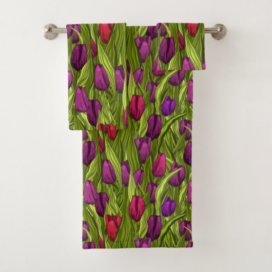Tulpen Bad Handdoek (Insitu)