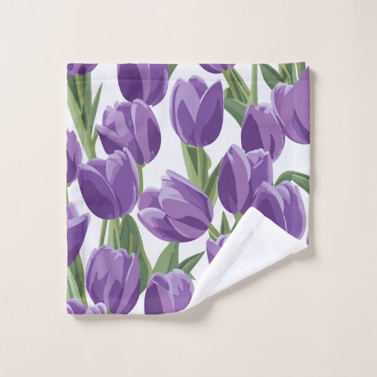 Tulpen Bad Handdoek (Wasdoekje)