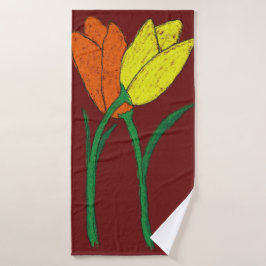 Tulpen Badhanddoek