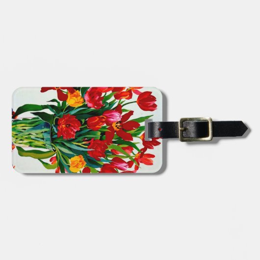 Tulpen Bagagelabel (Voorkant horizontaal)
