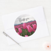 tulpen bedankt sticker (Envelop)