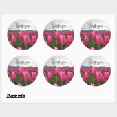 tulpen bedankt sticker (Vel)