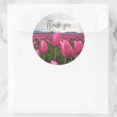 tulpen bedankt sticker (Tas)