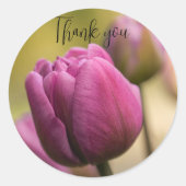tulpen bedankt sticker (Voorkant)