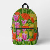 Tulpen Bedrukte Rugzak (Voorkant)