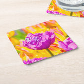Tulpen Betoverend 12 Kartonnen Onderzetters (Schuin)