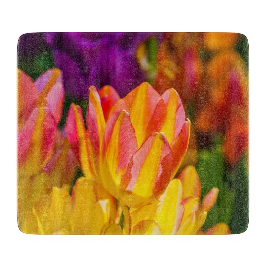 Tulpen Betoverend 16 Snijplank (Voorkant)