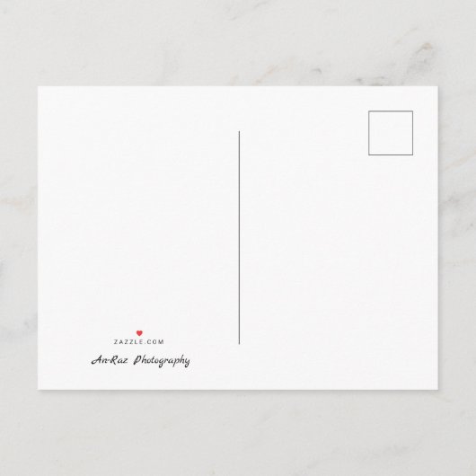 Tulpen Bewaar het Briefkaart van de datumbekendmak (Achterkant)