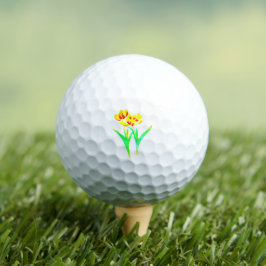 Tulpen Bloemen Golfballen Persoonlijk