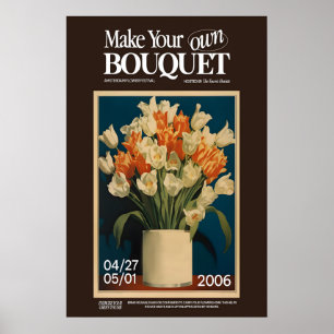 Tulpen Bloemendruk Amsterdam Bloemenfestival Muur Poster