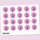 Tulpen Boeket Moederdag Roze Sticker