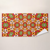 Tulpen Boeket Patroon Badhanddoek (Badhanddoek)