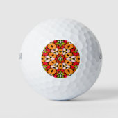 Tulpen Boeket Patroon Golfballen (Voorkant)