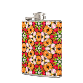 Tulpen Boeket Patroon Heupfles (Links)