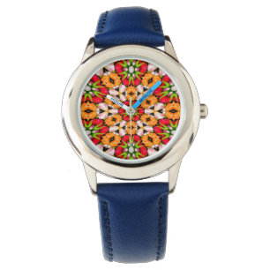 Tulpen Boeket Patroon Horloge