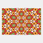 Tulpen Boeket Patroon Inpakpapier Vel (Voorkant 3)