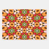 Tulpen Boeket Patroon Inpakpapier Vel (Voorkant 2)