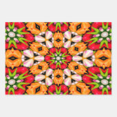 Tulpen Boeket Patroon Inpakpapier Vel (Voorkant)