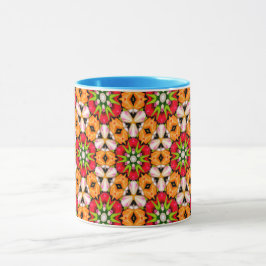 Tulpen Boeket Patroon Mok