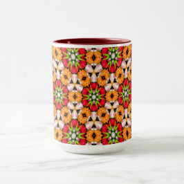 Tulpen Boeket Patroon Mok
