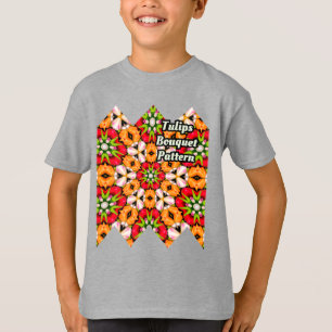 Tulpen Boeket Patroon T-shirt