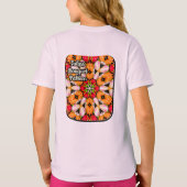 Tulpen Boeket Patroon T-shirt (Achterkant)