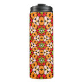 Tulpen Boeket Patroon Thermosbeker (Voorkant)