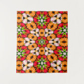 Tulpen Boeket Patroon Wandkleed (Voorkant)