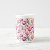 Tulpen Bone China Mok (Voorkant)