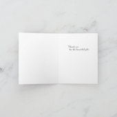 Tulpen botanische kunst bedankkaart (Binnen)