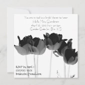Tulpen, Bridal Shower-uitnodigingen Kaart (Achterkant)