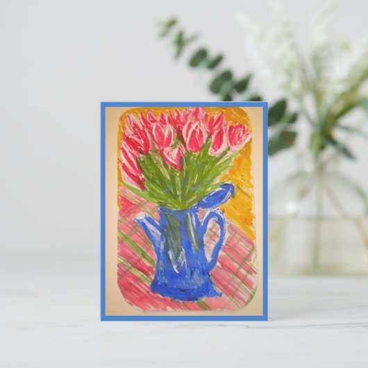 Tulpen Briefkaart (Staand voorkant)