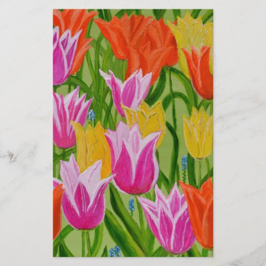 Tulpen Briefpapier (Voorkant)