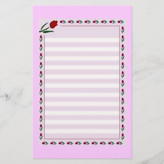 Tulpen Briefpapier (Voorkant)