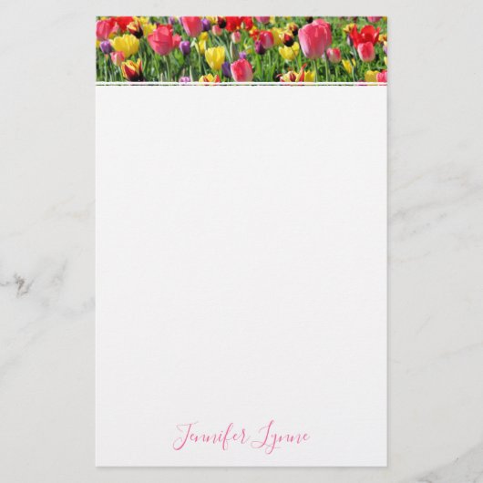 Tulpen Briefpapier (Voorkant)