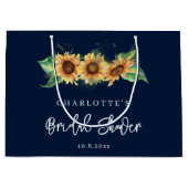 Tulpen Bruiloftsfeest met waterverf Groot Cadeauzakje (Voorkant)