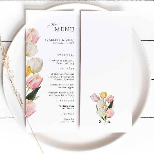 Tulpen Bruiloftsmenu Menu