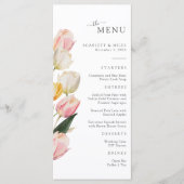 Tulpen Bruiloftsmenu Menu (Voorkant)