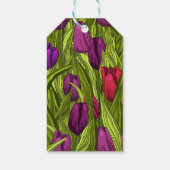 Tulpen Cadeaulabel (Achterkant)