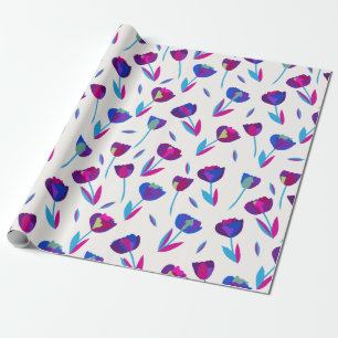 Tulpen Cadeaupapier met Grillemotief
