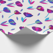 Tulpen Cadeaupapier met Grillemotief (Hoek)