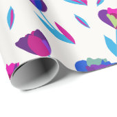 Tulpen Cadeaupapier met Grillemotief (Rol Hoek)