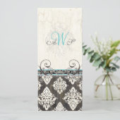 Tulpen & Calla's Foto Bruiloft Kaart (Staand voorkant)