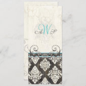 Tulpen & Calla's Foto Bruiloft Kaart (Voorkant / Achterkant)