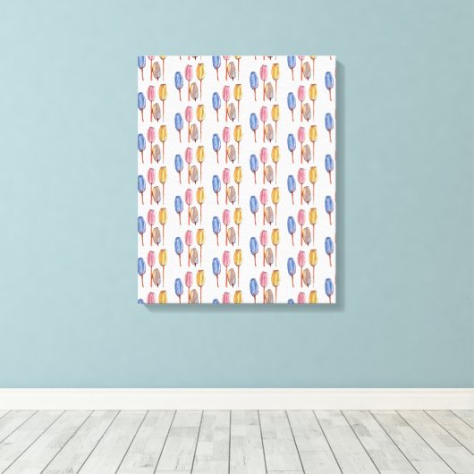 Tulpen Canvas Afdruk (Insitu (Houten vloer))