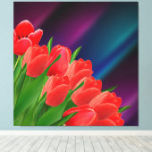 Tulpen Canvas Afdruk (Insitu (Houten vloer))