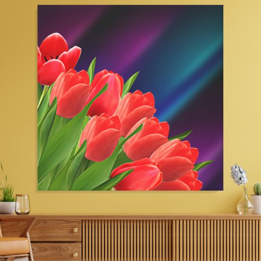 Tulpen Canvas Afdruk (Insitu (Woonkamer))