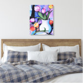 Tulpen - Canvas Print (Insitu (Slaapkamer))